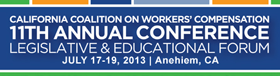 CCWC 11th Annual Conference, July 17-19, 2013, Anehiem, CA