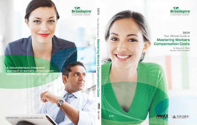 Fully Customized Workers Comp Book Cover for Broadspire