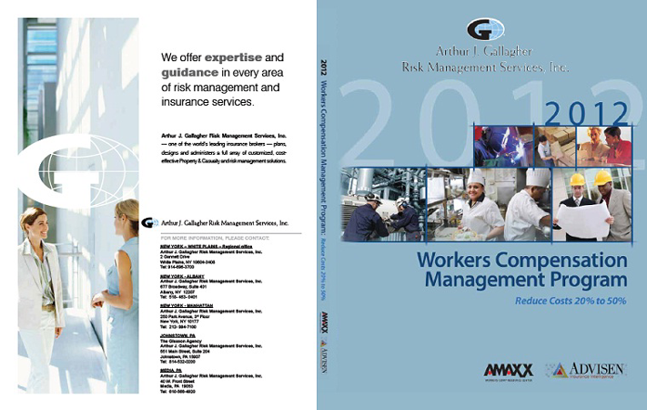 Workers Comp Book Custom Cover for Multiple Arthur J. Gallagher Offices