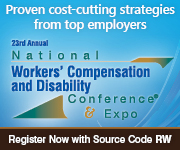 23rd Annual National Workers' Compensation and Disability Conference & Expo, November 19 - 21, 2014 (opens in new window)