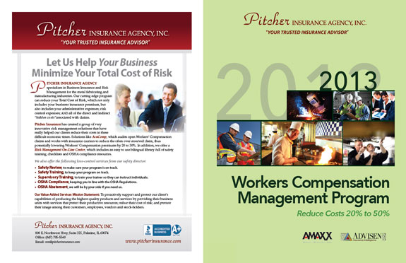 Back Cover Customization of WC Management Program for Pitcher Insurance Agency